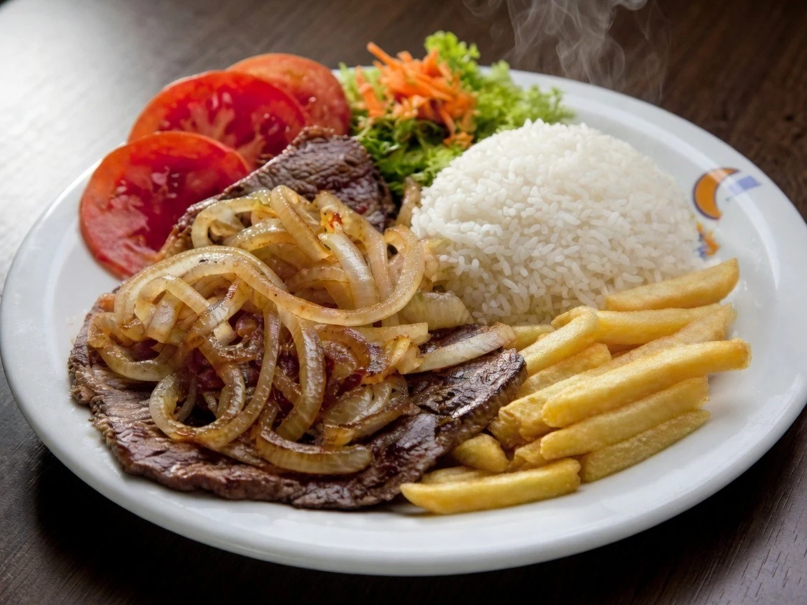 Bife com Fritas P